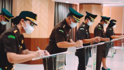 Kejagung Isi Jabatan Eselon III dan IV Pada Jaksa Agung Muda Bidang Pidana Militer
