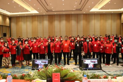 PDI Perjuangan Kota Manado Gelar Rakercab, Begini Pesan Bendum Olly