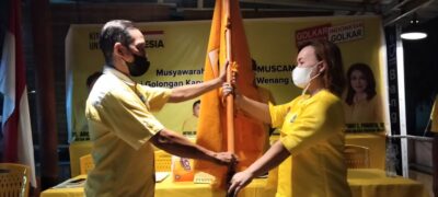 Sah! Meidy Rambing Terpilih Ketua Golkar Kecamatan Wenang