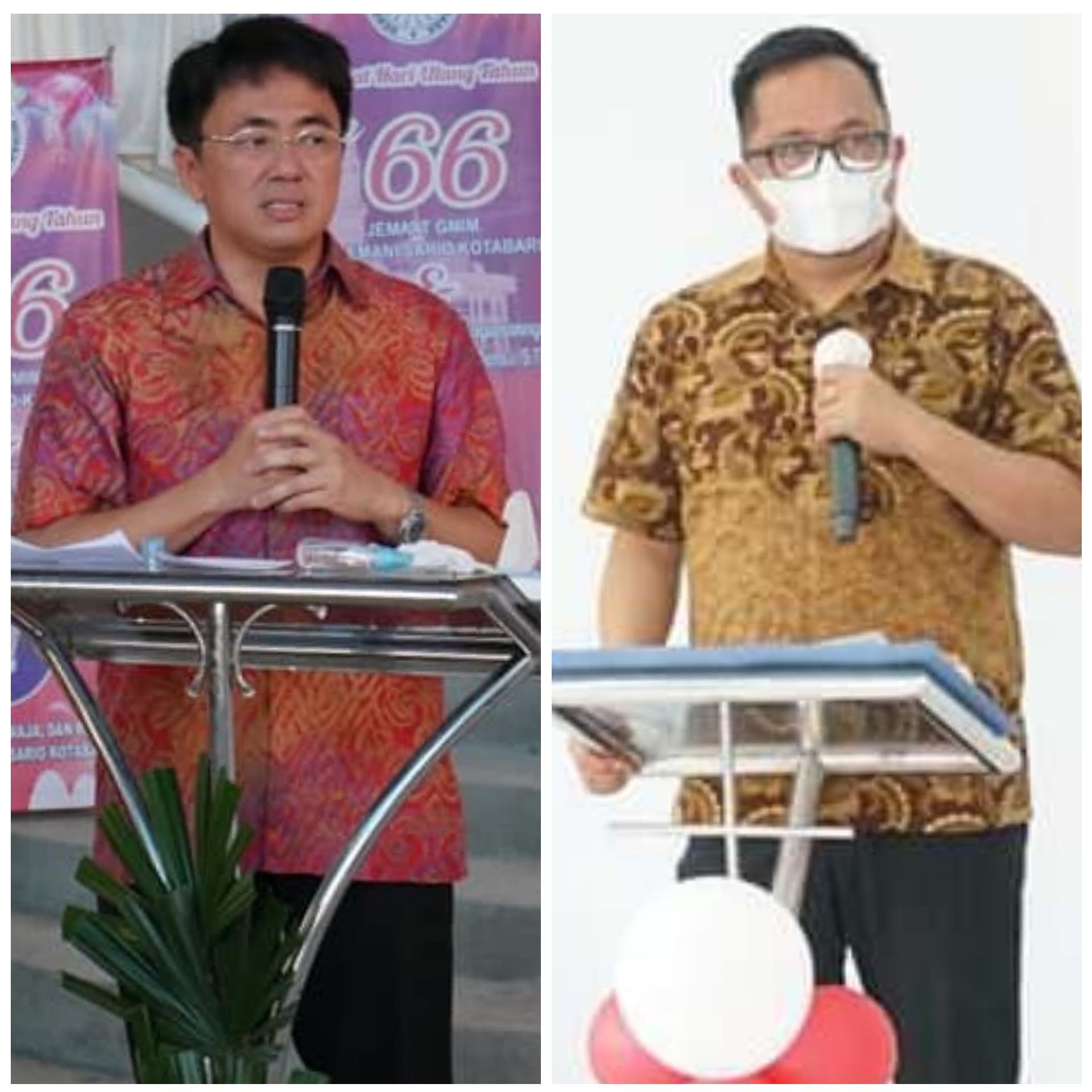 Masuk Gereja, Walikota dan Wawali Manado Ajak Jemaat Perangi Covid-19