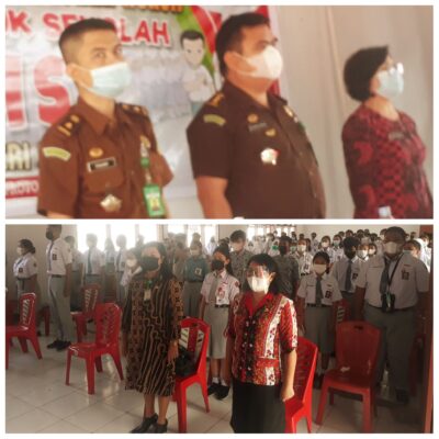 Jaksa Masuk Sekolah Kejati Sulut Edukasi Hukum di SMA Negeri 2 Bitung, Siswa dan Guru Antusias