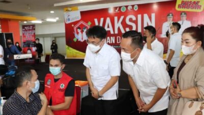 Sebulan 150 Ribu Warga Manado Divaksin, Bukti Sinergitas dan Komitmen AARS Dukung Capaian Target Gubernur dan Presiden