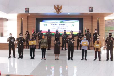 Sambut Hari Bakti Adhyaksa ke-61, Kejati Sulut Gelar Bakti Sosial
