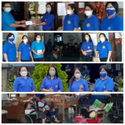 Maknai HAN dan Pesta Pelindung, WKRI Ranting Sta. Angela Merici Berdiakonia ke Panti Asuhan