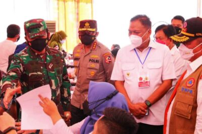 Pantau Vaksinasi Covid, Panglima TNI 2 Hari di Sulut