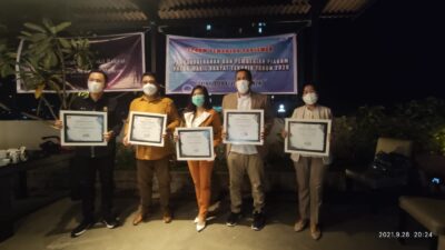 Selamat! 5 Legislator Ini Terima Penghargaan dari FPP, Alex Mellese: Jangan Berhenti Bekerja untuk Rakyat