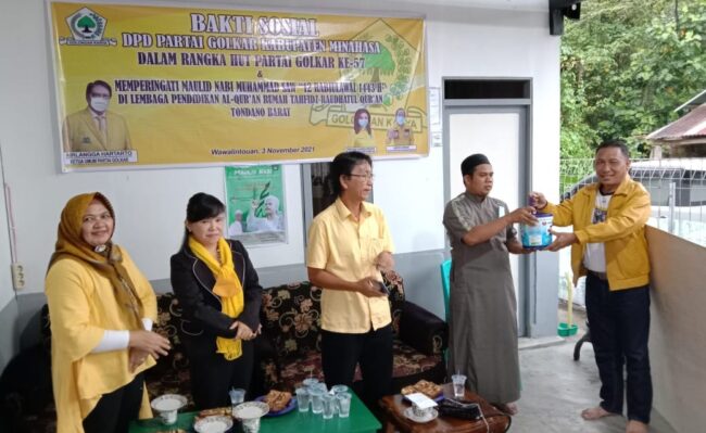 Peduli Umat Muslim, Ketua Golkar Minahasa Bantu Tempat Pengajian, Haji Jabar: Beliau Sosok Toleran