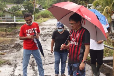 Tinjau Perbaikan Bendungan di Teling Bawah, Walikota Bangkitkan Kesadaran Warga Terkait Sampah