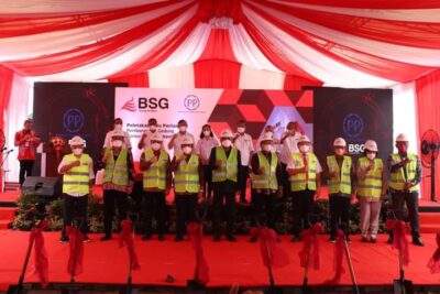 Walikota dan Wawali Dampingi Gubernur Hadiri Peletakan Batu Pertama Pembangunan Kantor Pusat Bank Sulut