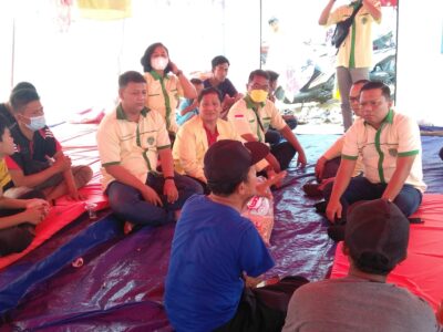 Ketua Umum Pemuda Katolik Turun Langsung ke Posko Pengungsian Erupsi Semeru