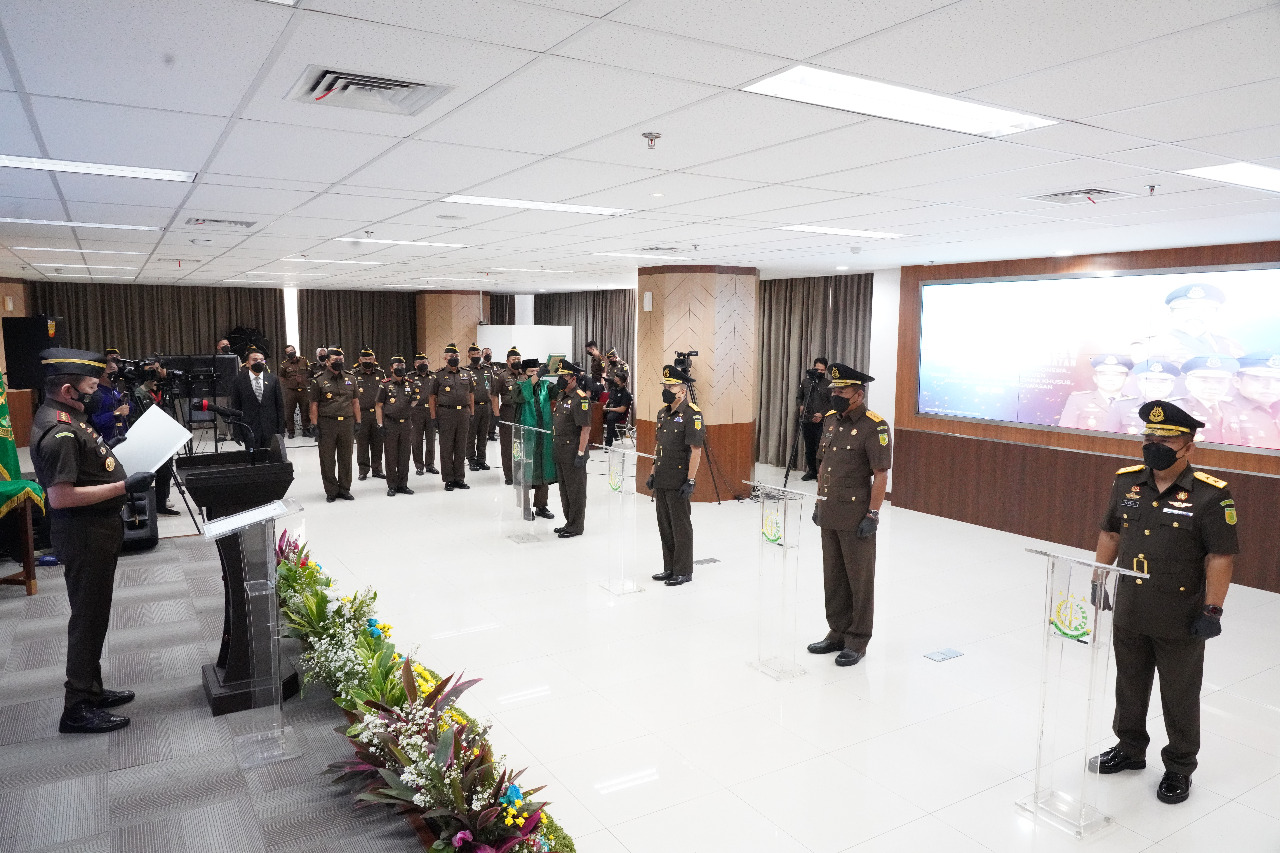 Jaksa Agung Lantik Wakil Jaksa Agung dan 3 Jaksa Agung Muda