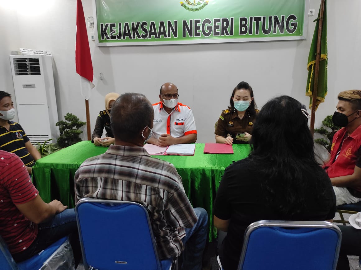 Kasus Penganiayaan di Bitung Dihentikan Berdasarkan Keadilan Restoratif