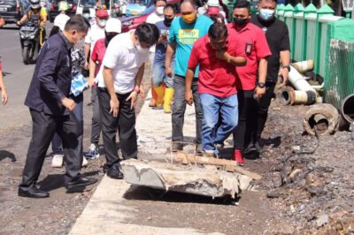Tinjau Beberapa Titik Rawan Banjir, Walikota Langsung Instruksikan Lakukan Hal Ini