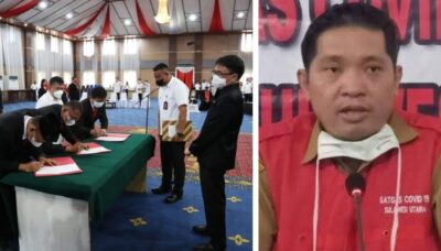Jubir Satgas Covid-19 Pemprov Sulut Jadi Kadis Kesehatan Manado, Dilantik Bersama 7 Pejabat Lain