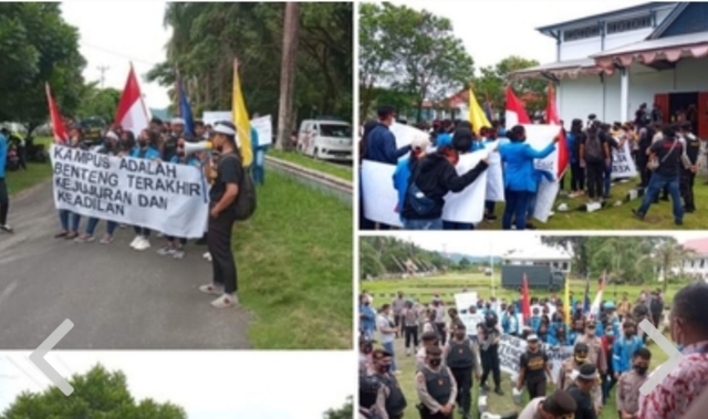 Mahasiswa dan Alumni STIK Rajawali Beo Kembali Gelar Unjuk Rasa