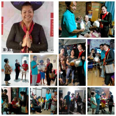 Lansia di Pineleng Kaget Bercampur Haru Dikunjungi Detty Rambing, Bawa Bantuan dan Siapkan Program Khusus, Warga Beri Apresiasi