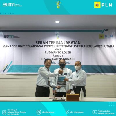 Gunadi Gantikan Loleh, Siap Lanjutkan Program Kelistrikan Sulawesi Utara