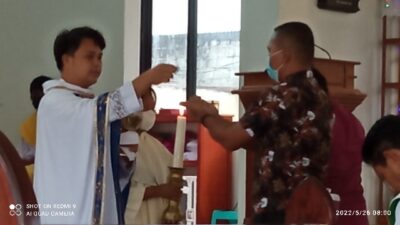 Ibadah Kenaikan Tuhan Yesus Kristus di Melonguane Lancar dan Aman