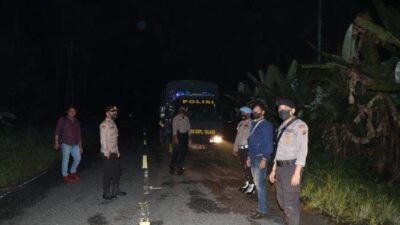 Cegah Kejahatan Jalanan, Polres Talaud Giatkan Patroli Malam