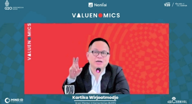 Webinar Valuenomics Dorong Bisnis Berbasis Nilai Demi Dunia Yang Lebih Baik