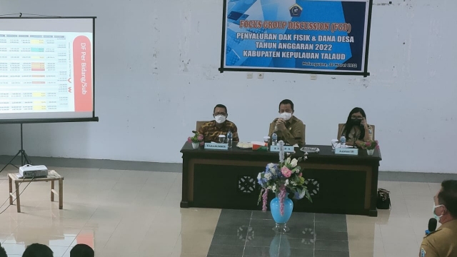 Pemkab Talaud Gelar FGD Serapan Anggaran