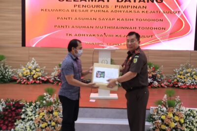 Sambut HBA ke-62 dan HUT IAD, Kejati Sulut Gelar Bakti Sosial