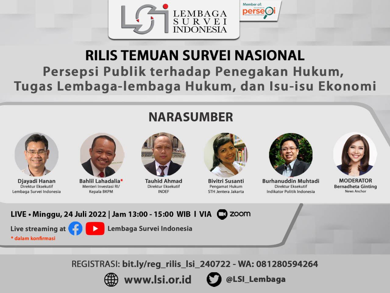 Survei LSI: Kejaksaan Masih Menjadi Lembaga yang Dipercaya Masyarakat