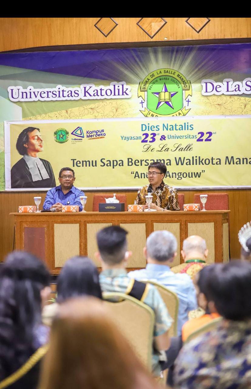 Walikota Manado: Jauh Sebelumnya Unika De La Salle Sudah Berpikir Visioner Soal Digitalisasi