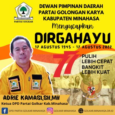 ADRIE KAMASI: Semangat Kemerdekaan Jangan Hanya Sampai di Medsos, Teruslah Berkarya Wujudkan Mimpi Kita Bersama