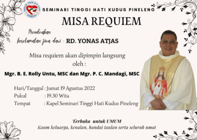 Malam Ini Seminari Pineleng Gelar Misa Requiem, Ini Profil Alm Pastor Yonas Atdjas