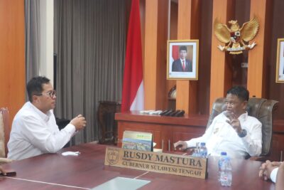 Temui Gubernur Sulteng, Dartomo Gerak Cepat Sinergikan Program Pembangunan