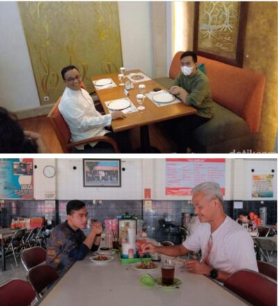 Beda Lokasi Dan Rasa Jamuan Makan Gibran untuk Dua Kandidat Capres, Anies di Hotel, Ganjar di Warung