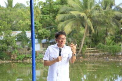Walikota dan Wakil Walikota Hadiri Acara Restocking di Waduk Banjer