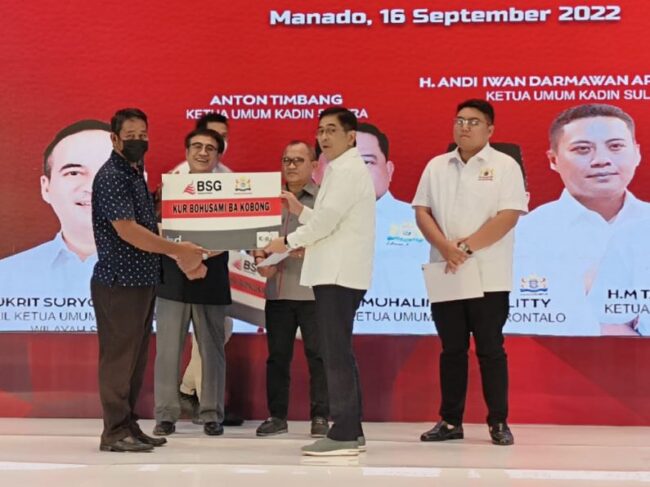 BSG Bantu Modal Bagi 1.000 Petani dan Pedagang di Sulut dan Gorontalo.
