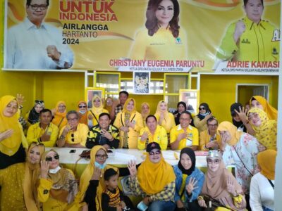 Seruan “Adrie Kamasi Bupati Minahasa” Menggema di Pendaftaraan Bakal caleg Partai Golkar Minahasa