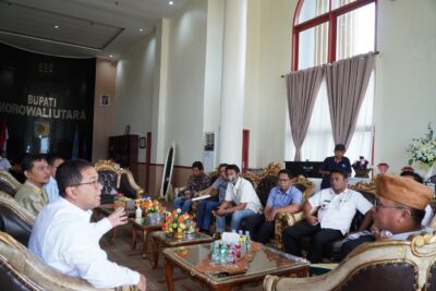 Jalin Silaturahmi Jelang Idul Fitri, GM PLN UID Suluttenggo Temui Bupati Morowali Utara