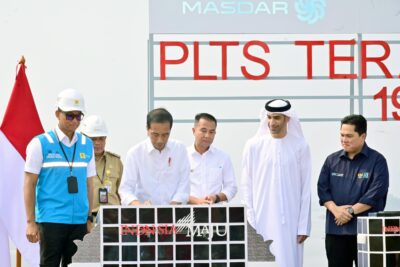 Presiden Jokowi Resmikan PLTS Terapung Cirata