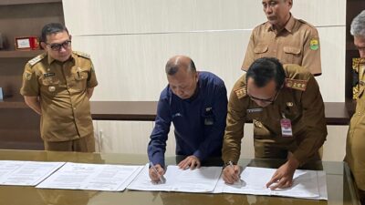 Perkuat Sinergi Bersama Stakeholder, PLN UP3 Tolitoli Bersama Pemda Kabupaten Buol Tandatangani Kerjasama PJU