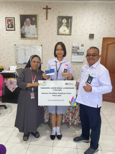 PLN Suluttenggo Berikan Dukungan Pendidikan Bagi Paskibraka Berprestasi