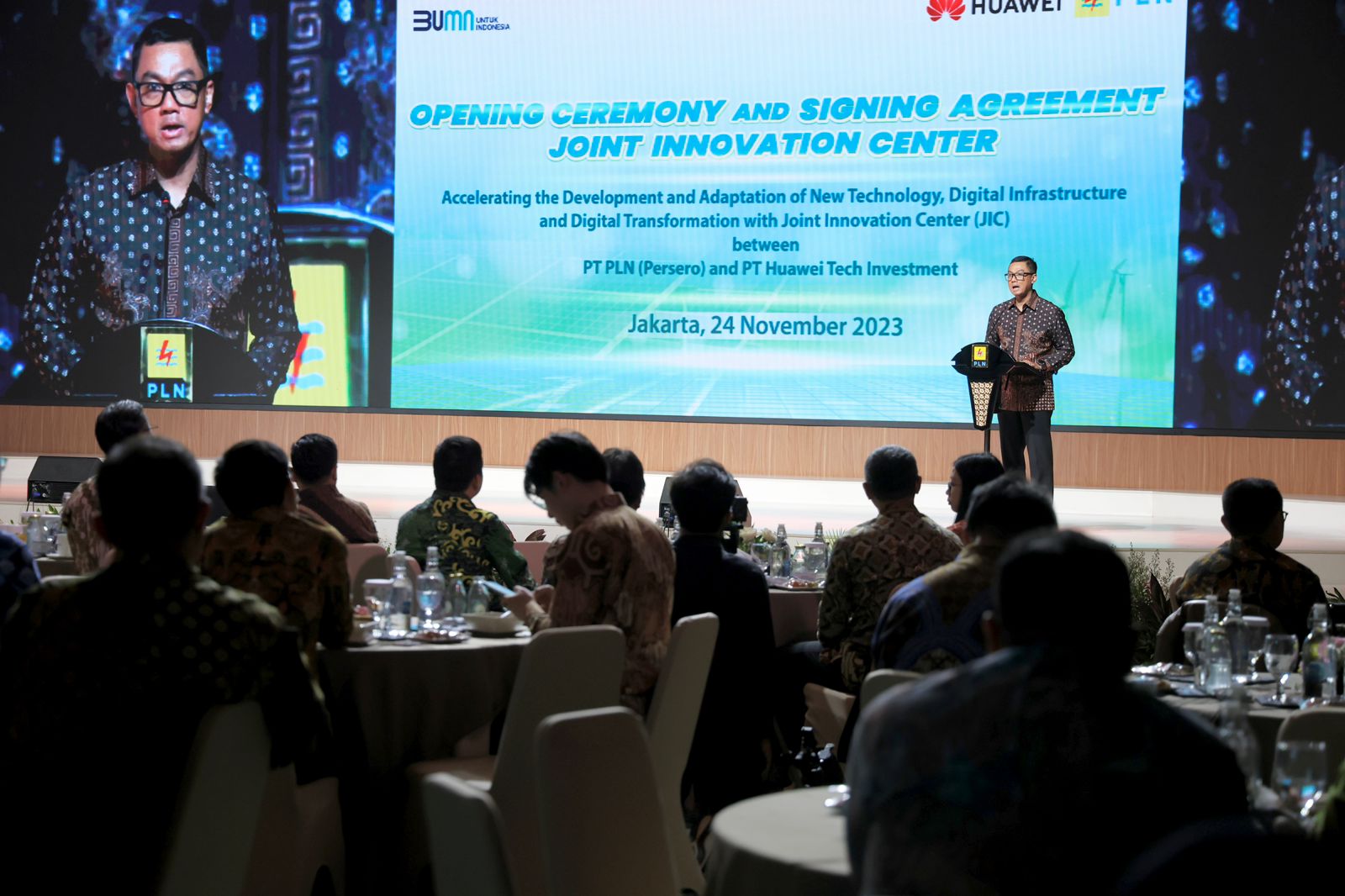 Akselerasi Teknologi dan Digitalisasi, PLN dan Huawei Resmikan Joint Innovation Center