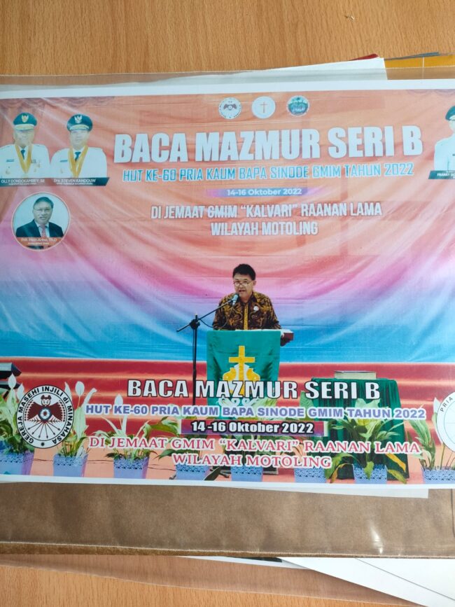 Ikut Lomba Baca Mazmur, Audy Karamoy Pilih Nats 59:1-8, Isinya Tak Main-main