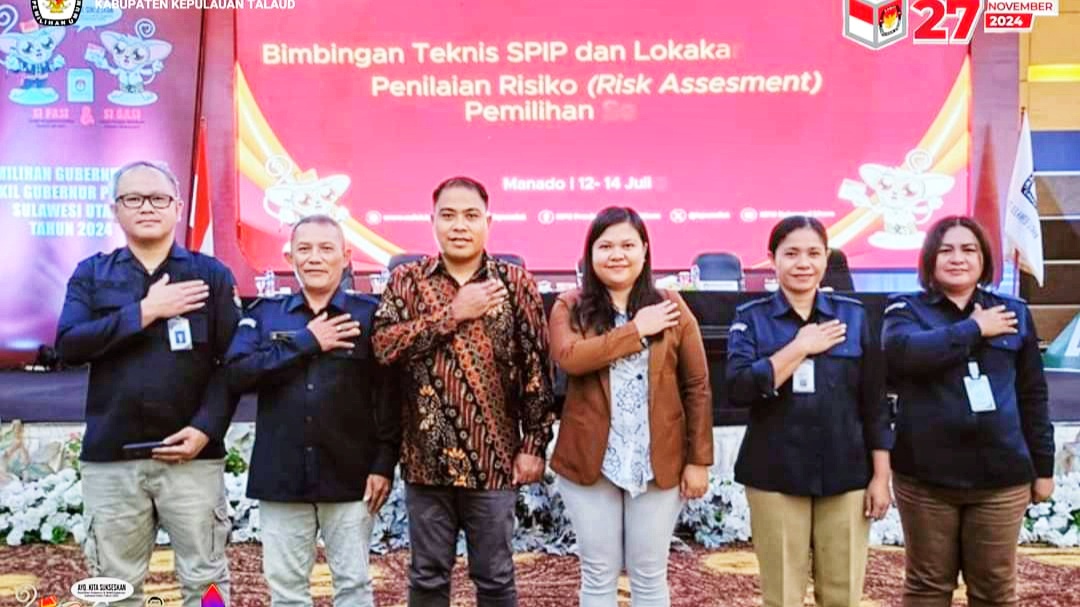 KPU Talaud Ikut Bimtek SPIP dan Loka Karya Penilaian Resiko Pilkada 2024