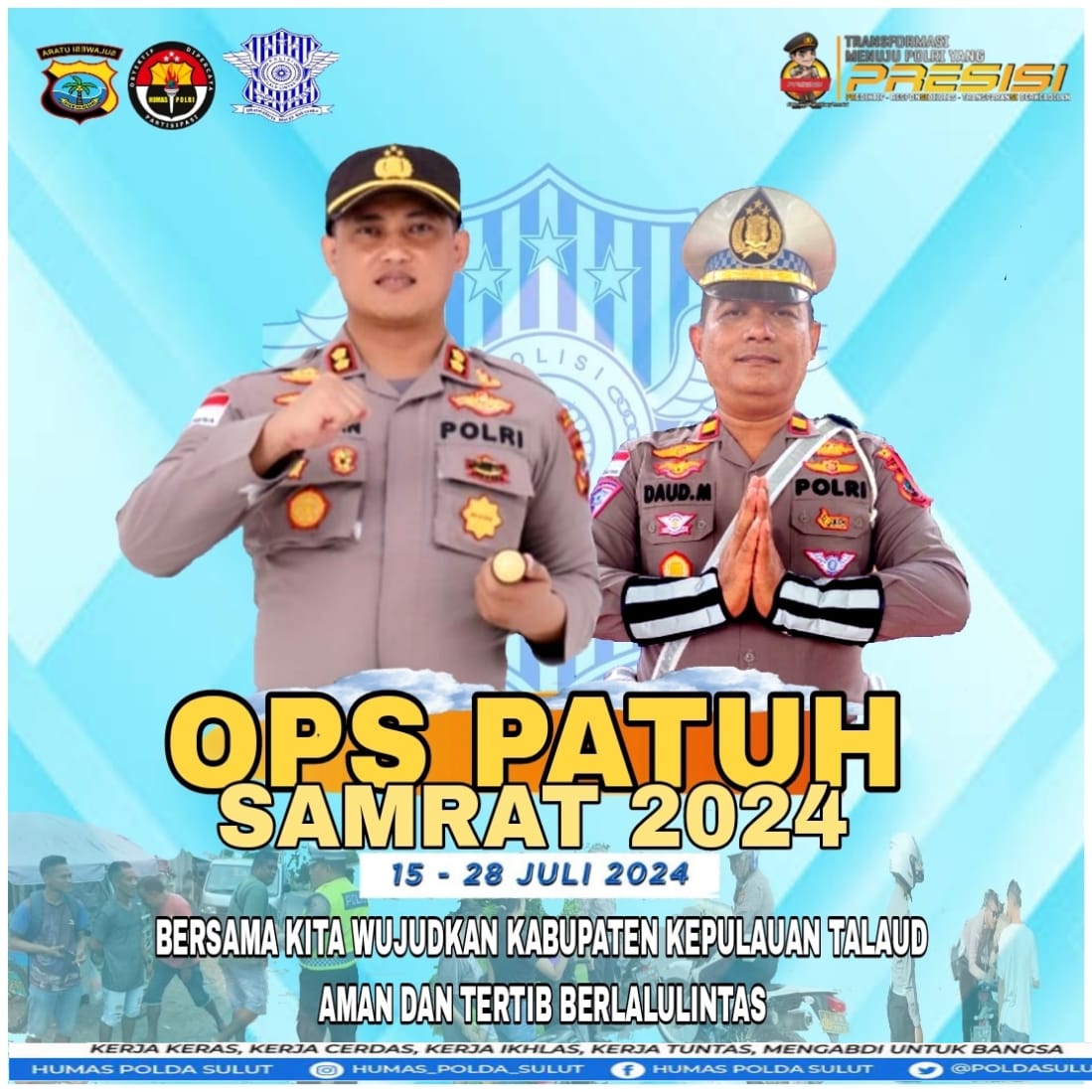 Dimulai Esok, Ini Target Ops Patuh Samrat 2024 Polres Talaud