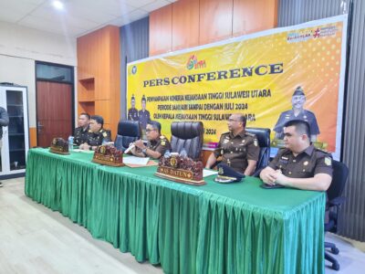 Kajati Sampaikan Kinerja Kejati Sulut peripde Januari – Juli 2024