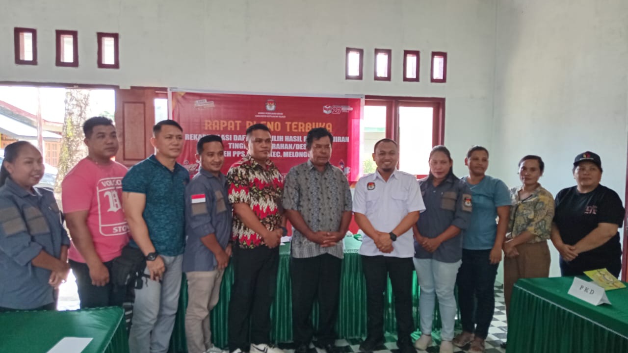 KPU Talaud Monitoring Rekapitulasi DPHP Pilkada 2024