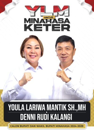 YLM – DRK Mendaftar di KPU Minahasa Siang Ini, Bukti Keterpanggilan Nurani Putri-Putra Terbaik Tanah Toar Lumimuut