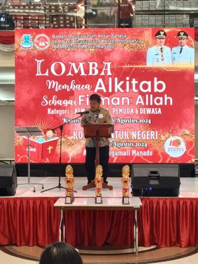 Audy Karamoy Kembali Tampil di Lomba Membaca Alkitab, Nats yang Dibaca Menginspirasikan Keterpanggilannya Menjadi Bupati Minahasa