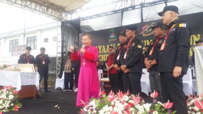 Dihadiri Uskup Manado, HUT ke-25 Legio Christi Sukses dan Sarat Makna: Dari Roda Sapi, Kulintang Berjalan, Obor Kerukunan dan Tetengkoren Perdamaian Hingga Parade Ziarah