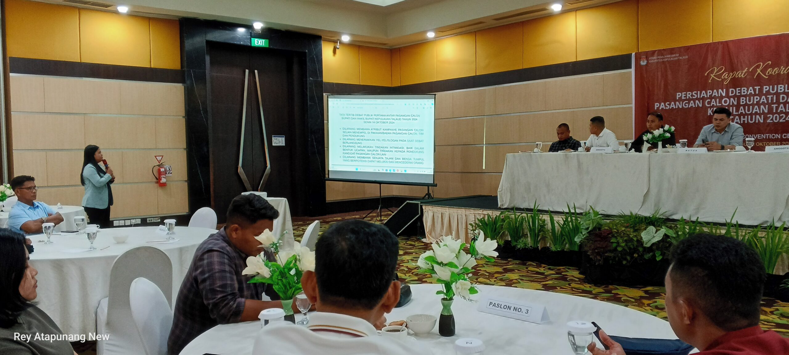 Persiapan KPU Talaud Jelang Debat Publik Pertama