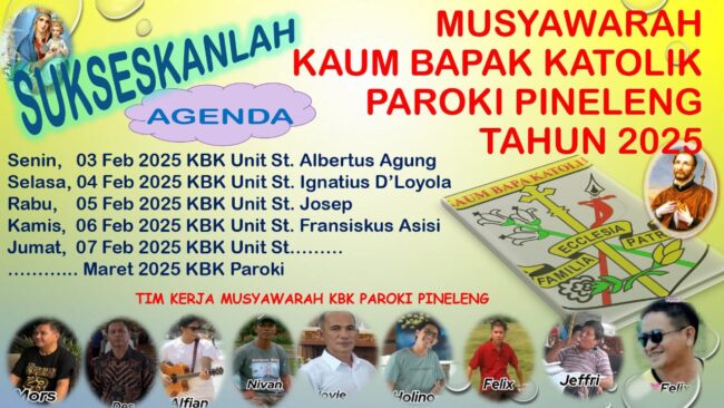 Musyawarah KBK Unit di Paroki Pineleng Digelar Pekan Ini, Begini Harapan Pastor Johanis Salaki